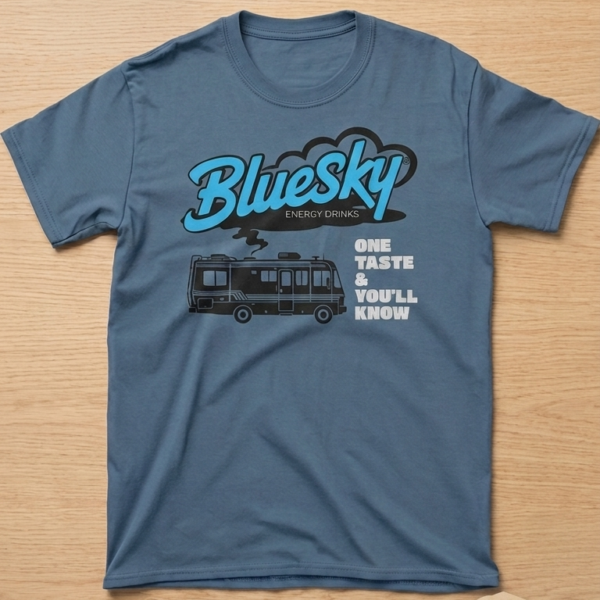 Blue Sky Energy Drink T-Shirt —  Albuquerque NM